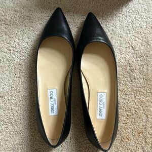 NWT Jimmy Choo Black Alina flats size 40.5